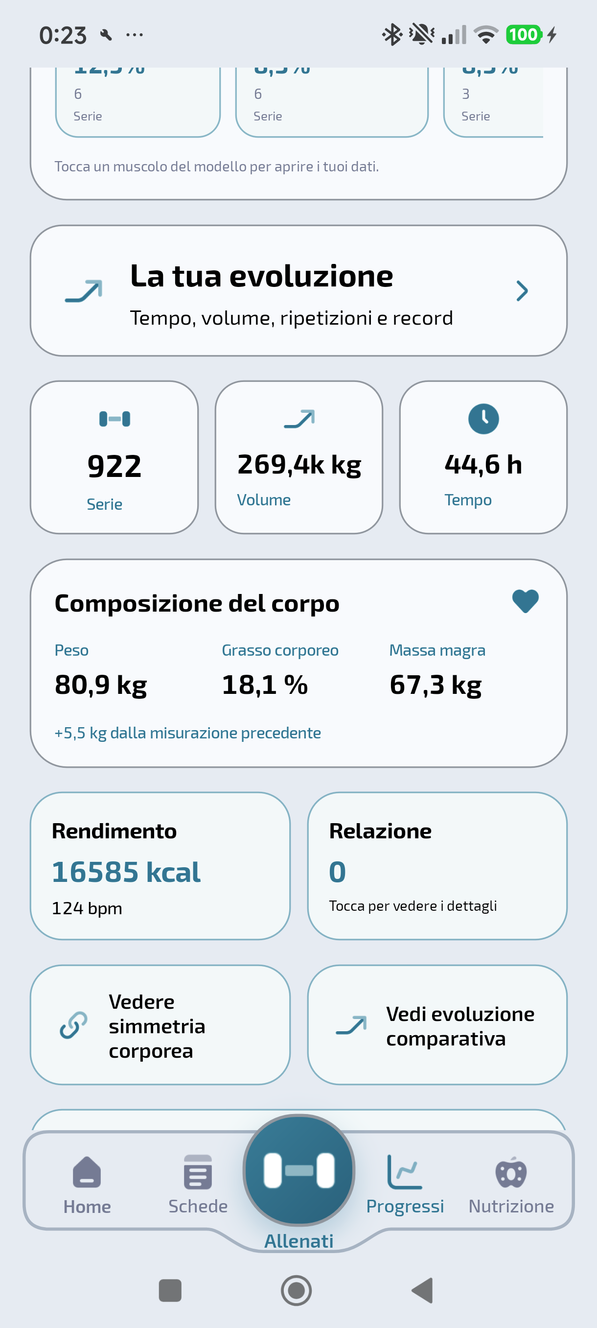 Leggi i tuoi progressi